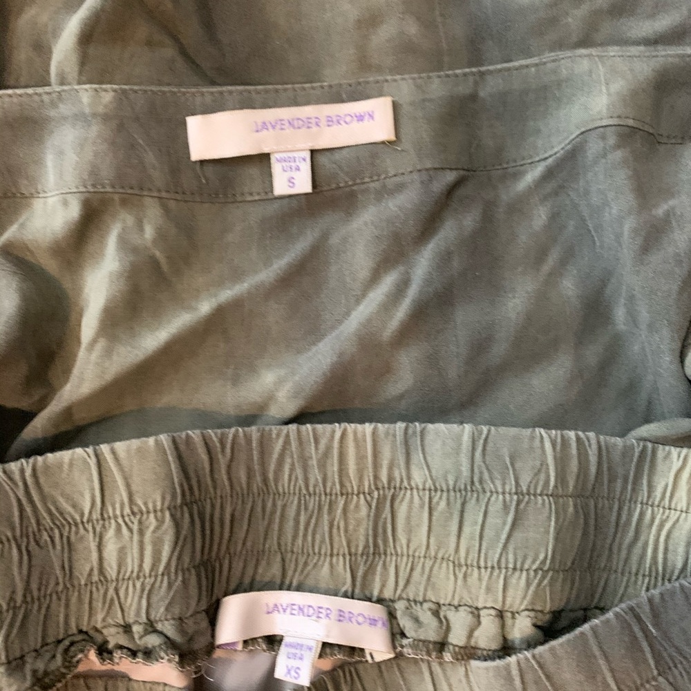 Lavender Brown Short Set